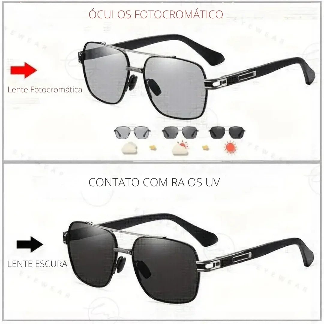 Estilo Clássico e Atemporal, os óculos aviador combinam design icônico com proteção solar de alta qualidade. Perfeitos para quem busca um visual marcante, moderno e versátil no dia a dia. Envio Rápido e Fácil, e embalagem personalizada.