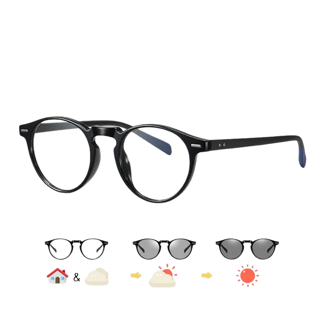 Encontre os melhores óculos fotocromáticos, que se adaptam automaticamente à luz do ambiente. Ideais para uso interno e externo, oferecem conforto visual, proteção UV e praticidade no dia a dia, Envio Rápido e Fácil, com embalagem personalizada.