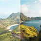 Óculos Retrô Quadrado Print Rosa - UV400