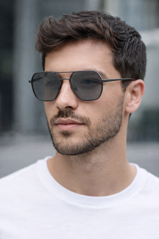 Óculos de Sol Aviador Rincon Cinza - UV400