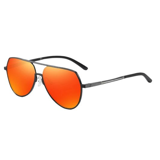 Óculos de Sol Aviador Verano Espelhado Alaranjado - UV400