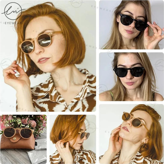 Estilo Clássico e Autêntico, os óculos redondo feminino trazem um visual vintage e moderno ao mesmo tempo, perfeitos para quem quer destacar personalidade com conforto e proteção UV. Envio Rápido e Fácil, embalagem personalizado.