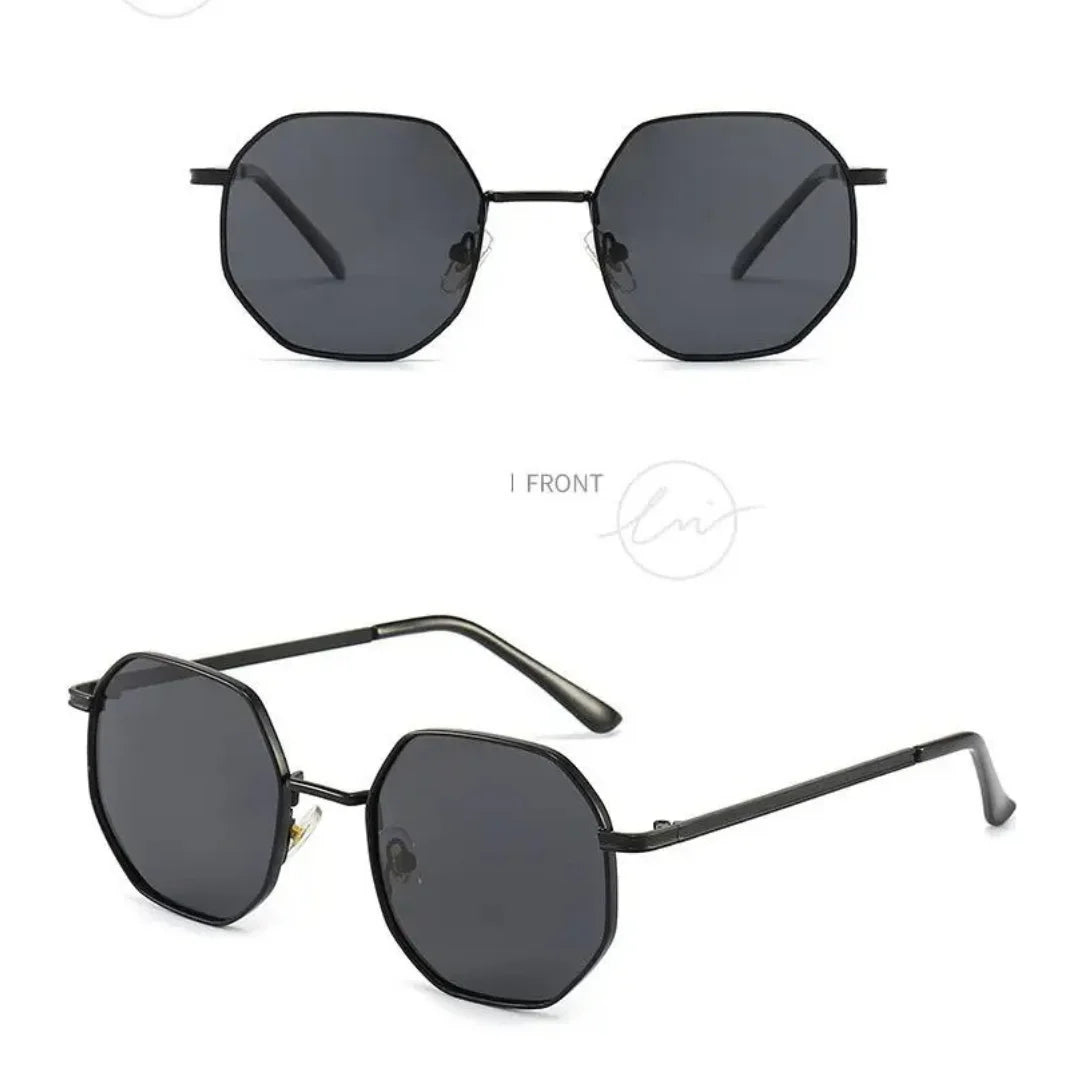 Óculos Hexagonal: Design Geométrico e Estilo Único,os óculos hexagonal feminino se destacam pelo formato moderno e marcante, perfeitos para quem busca originalidade, proteção UV e um visual autêntico. Envio Rápido e Fácil, embalagem personalizada.